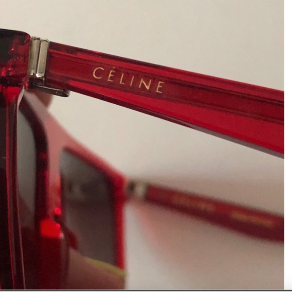 CELINE Acetate Thin Shadow Sunglasses CL41435/S in Fuchsia - Picture 5 of 14
